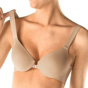 Spanx Bra-llelujah Soft-Touch Underwire Contour Bra Size 36D Natural Color NWT